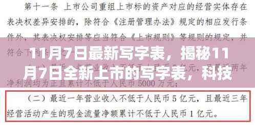 揭秘全新上市写字表,科技重塑书写体验,智能书写之旅开启!