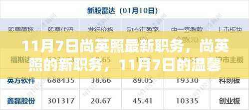 尚英照新职务揭秘，11月7日的温馨日常