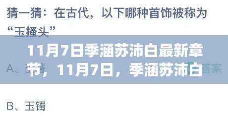 季涵苏沛白心灵之旅启程,寻找宁静港湾的11月7日新篇章