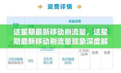 移动刷流量现象深度解析,利弊之争与我的观点