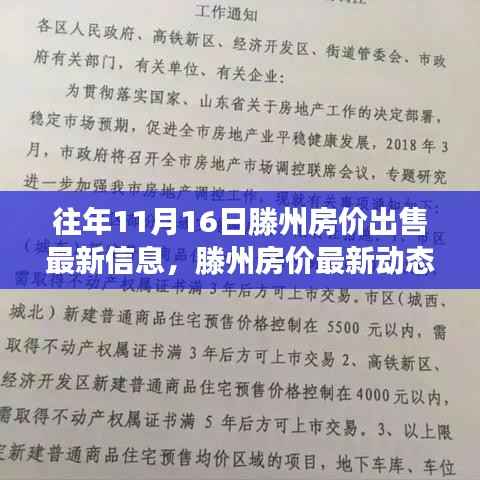 解读滕州房地产市场现状与未来趋势,历年11月16日滕州房价最新动态及出售信息分析