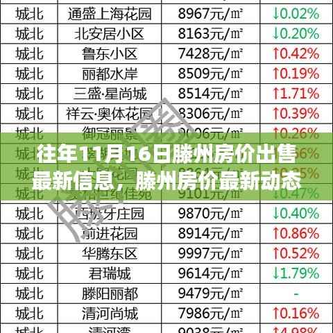 解读滕州房地产市场现状与未来趋势,历年11月16日滕州房价最新动态及出售信息分析
