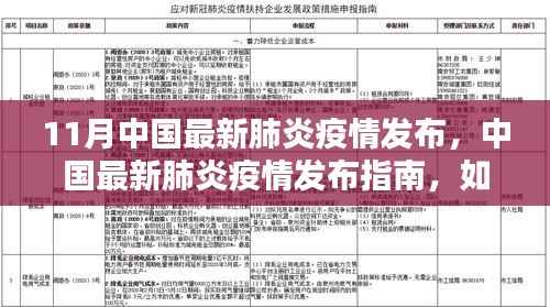 中国最新肺炎疫情指南发布,获取与理解疫情信息的初学者与进阶用户指南(11月最新更新)