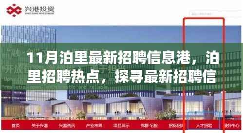 泊里最新招聘热点,探寻职场机遇,把握未来职业发展之路!