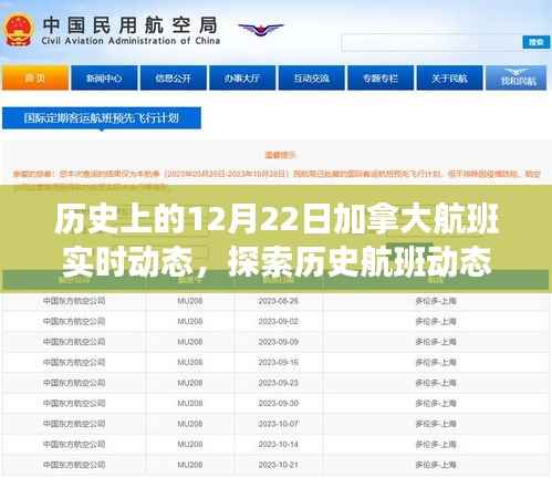 探索历史航班动态,揭秘历史上的加拿大航班实时动态追踪之旅(初学者指南)