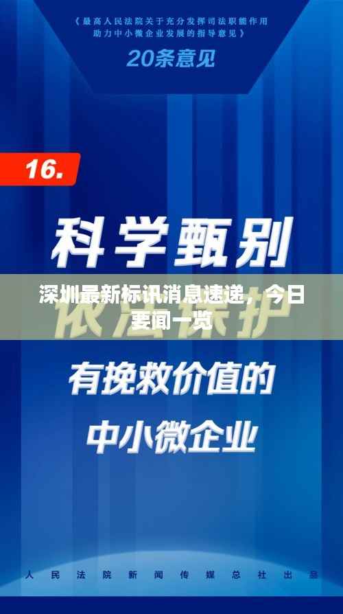 深圳最新标讯消息速递,今日要闻一览