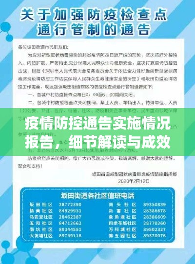 疫情防控通告实施情况报告,细节解读与成效分析