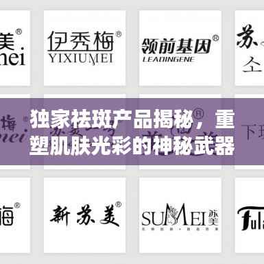 独家祛斑产品揭秘,重塑肌肤光彩的神秘武器