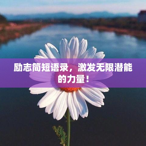 励志简短语录,激发无限潜能的力量!