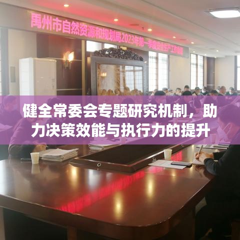 健全常委会专题研究机制,助力决策效能与执行力的提升