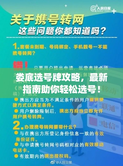娄底选号牌攻略，最新指南助你轻松选号！